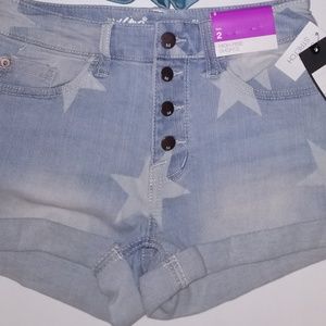 High Rise Shortie Shorts